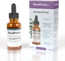 NASALFRESH MD - Eucalyptus Essential Oil - Nasal Irrigation - Congestie Relief - Nasal Wash Additive - High Grade Essential Oil - Cleanses & Moisturizes Nasal Passages - 1oz