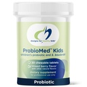 Designs for Health ProbioMed Kids Chewable Probiotic - 10b CFU Gut & Immune Support for Children - Lactobacillus, Bifidobacterium + Saccharomyces boulardii - Delicious Berry Flavor (30 tabletten)