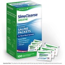SinuCleanse Pre-Mixed Saline Packets voor Sinus Rinse en Neus Irrigatie Systems, 100 Telling, Made in USA, All-Natural, Pharmaceutical Grade en PH Balanced