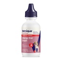 Vetnique Oticbliss Gemedicineerde Cat & Hondenoor Cleaner Drops - Hondenoorinfectie Behandeling met 1% Hydrocortison om jeuk, roodheid, & Zwelling - Vet Aanbevolen