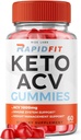 rize labs Rapid Fit Keto ACV Gummies voor geavanceerde gewichtsverlies met Apple Cider Vinegar supplement buik vet extra sterkte Gomita's (60 Gummies)