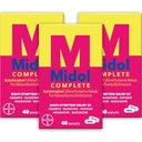 Midol Complete Menstrual Pain Relief Caplets with Acetaminophen for period cramps, and Menstrual Symptom Relief - 40 Tellen (pack of 3) (packaging May Vary)