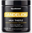 Dandelion met melkdistel, Artichoke, Vitamine C & Black Pepper 