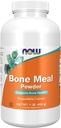 NOW Supplementen, Bone Meal Poeder met Calcium Carbonaat en Magnesiumoxide, Natuurlijke Calcium Bron, 1-Pond