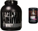Animal Wei Isolate Wei Proteïnepoeder Isolate Geladen voor Post Workout en Herstel & Fury Pre Workout Powder Supplement voor Energie en Focus 5g BCAA 350mg Cafeïne Nitrik Oxide