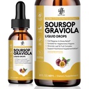 iMATCHME Premium Soursop Graviola voor spijsvertering, ondersteuning gezonde huid & Slaap, Soursop Extract Liquid Drop van Graviola Blad en Fruit, Suiker/Cafteïne/Gluten Gratis, Passie Fruit Smaak, 2 Fl Oz
