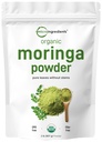 Biologische Moringa Oleifera Leaf Powder, 2 Pounds, Rijk aan antioxidanten en Immune Vitamine, Great Superfoods voor Moringa Thee, Moringa Drink, India Grown, Vegan