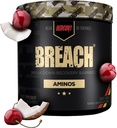 REDCON1 Breach BCAAs, Tiger's Blood - Keto Friendly + Sugar Free Essential Amino Acids for Recovery - Contains BCAAs L-Leucine, L-Isoleucine & L-Valine (30 Servings)