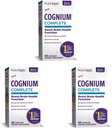 Natrol Cognium Complete, Brain Health Dietary Supplement, Verbetert Geheugen & Clarity, Drug Free, 100mg, 60 Capsules (verpakking van 3)