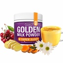 Turmaquik 3.2 Ounce Biologische Golden Moon Milk Powder - Super Sleep Blend met Melatonine, Valeriaan, Kamille, Citroen Balm, Kurkuma, Gember, Zwarte Peper, Curcumin, Kaneel, en Kardamom