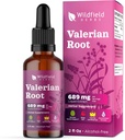 Valeriaan Root Extract Drops 1000mg (Valeriana officinalis) Kruidensupplement Absorbeert beter dan capsules, 2 maanden supply, 84 porties, alcoholvrije tinctuur - 2 Oz, verpakking van 1