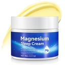 Generieke Premium Magnesium Cream voor Slaap 3.17 Oz, Topical Magnesium Cream Veilig en gemakkelijk te absorberen, snel drogen zonder Residu, zacht aan de huid, blauw