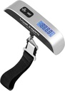 reis inspireren Bagageschaal, Portable Digital Hang Bagage schaal voor reizen, Koffer gewicht schaal met rubber verf, 110 pond, Batterij inbegrepen
