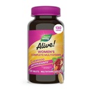 Nature's Way Alive! Dagelijkse Complete Multivitamine voor Vrouwen, Ondersteunt Energie Metabolisme, Haar, Huid & Nagels*, B-Vitaminen, Superfood Antioxidanten, 130 tabletten (Verpakking mei Vary)