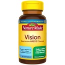 Nature Made Vision Gebaseerd op de ARDES 2-formule, Oogvitaminen met Luteïne & Zeaxanthine, Vitamine C, Vitamine E, Zink en Koper voor gezonde visie en oogfunctieondersteuning, 60 Softgels, 30 dagen levering