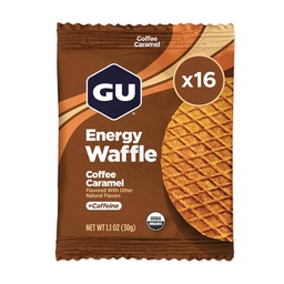 GU Energy Stroopwafel Caramel Koffie Sport Voeding Wafel, Cafeïne inbegrepen, en Kosher Dairy, On-The-Go Energie voor elke training, 16 Tellen