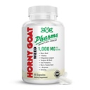 PHARMAMS Hornygoatweed for Men & Women (1.000 mg) - Energy & Stamina Capsules with Maca Root, Tribulus, Tongkat Ali, Saw Palmetto & Ginseng - Female & Male Performance Enhanceing Supplement - 60 Capsules