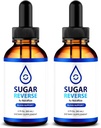(2 Pack) Sugar Reverse Drops - Natural Way to Maintain Health, Organic Formula to Support Healthy Lifestyle, Sugar Reverse Drops Premium Nutrition, Sugar Reverse En Gotas (60 Servings)