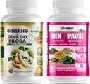 Optimale Wellness-oplossingen: Herbal Menopauze-ondersteuning en Ginseng + Ginkgo Biloba Energy & Brain Focus Booster voor mannen en vrouwen