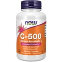 NU Voedingssupplementen, Vitamine C-500 Calciumascorbaat, Antioxidantbescherming*, 100 Veg Capsules