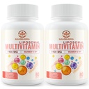 Liposomale Multivitamine voor vrouwen 50+ - Vrouwen Dagelijks Multivitamine met 32 Ingrediënten, CoQ10, Vitaminen C, B, D, E voor Cardiovasculaire & Bone Health Support - Iron-Free (120 Capsules)