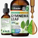 BIO KRAUTER Gymnema Sylvestre Extract Drops - Alcohol en Suikervrij - Vegan Gymnema Leaf Extract 2 Fl.Oz.