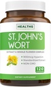 St John's Wort Capsules - Krachtige en krachtige Saint John's Wort Extract & Whole Herb Complex Gestandaardiseerd tot 900mcg Hypericine voor Balancing Daily Mood Support - Vegan Non-GMO & Lab Verified (120 Caps)