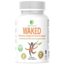 Waked Endurance, Energie en Uithoudingsvermogen Ondersteuning 30 Capsules Biologische Green Coffee Bean Extract, Guarana Seed Extract, Green Tea Leaf Extract, Ashwagandha Root Extract, en Black Pepper Extract als BioPerine
