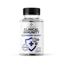 LifeSeasons Clinical Immunity - Vlierbessen Gummies - Ondersteunt een gezond immuunsysteem - 25 Vlierbessen Per Gummy - Maltodextrine-Free - Vitamine C, Vitamine D3, Zink & Vlierbessen Extract - 75 Gummies