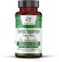 Biologische Aura Neem Supreme Capsules. 150 Veg Capsules. Triple Complex - Max Strength Pure High-Potency Azadirachta Indica Capsule. Natuurlijke Antioxidant, Huid Gezondheid, Overvloedige Immuniteit Ondersteuning.