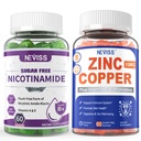 NEVISS Nicotinamide 500mg Gummies + Zink Koper Gummies