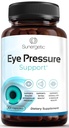 Sunergetic Premium Eye Pressure Support Supplement - Eye Pressure Supplement met saffraan, luteïne, zeaxanthine, bosbes & pine Bark - Ondersteunt Ocular Health & Overall Vision - 30 Tel.