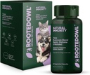 Rooted Owl Natural Immunity - Cat and Dog Immune Support - Triple Mushroom Supplement voor honden en katten met Reishi, Shiitake en Maitake Paddestoelen - 60/ct Vegan Capsules
