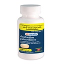 A+Health Dual Action Acetaminophen 250 mg en Ibuprofen (NSAID) 125mg Pain Reliever Caplets, 216 Tel.