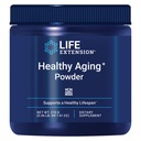 Life Extension Healthy Aging Powder, Healthy Aging Supplement, Heart Health, Brain Health, Oefening Performance, Taurine, Lithium, spermaidine, Powder Blend, Non-GMO, Vegetarisch, 30 Servers