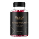 Black Girl Vitamines - Magnesium Gummies, voor Slaap, Immuniteit en Bone Support. Magnesium citraatsupplement met (100 mg) per portie, Glutenvrij (Mixed Berry). 60ct