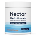 Nectar Suikervrije Elektrolyten Poeder - Biologische Fruit Geen Suiker of Calorieën - Hydratatiepoeder voor Dehydratatie Relief and Rapid Rehydration - Keto and Paleo (Orange 40 Serving Tub)