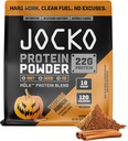 Jocko Mölk Whey Protein Powder - Keto, Probiotica, Grass Fed, Digestieve Enzymen, Aminozuren, Suikervrije Monk Fruit Blend - Ondersteunt spierherstel en groei (Pumpkin Nieuw)