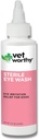 Vet Worthy Eye Wash voor honden - Voorzichtige oogreiniging oplossing voor honden om te voorkomen dat traanvlek en oogirritatie - Hondenoogreiniger voor traanvlek, vuil en oogontlading - 4oz