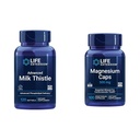 Life Extension Advanced Milk Thistle 120 Softgels en Magnesium 500mg Capsules voor levergezondheid, Detox Support, Hartgezondheid en gezonde botten