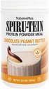 NaturesPlus SPIRU-TEIN, Chocolate Peanut Butter - 2.3 lbs, Pack of 2 - Plant-Based Protein Powder - Vegetarian, Gluten Free - 68 Total Servings