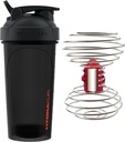 HydraCup Power Shaker w/Weighted Whisk, 28oz - Sneller mengen, minder schudden vereist, Clump-Free Protein Shakes, Shaker Cup (Polypropyleen, zwart)