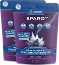 SPARQ Peak ATP Power & Performance Booster 500mg ATP, D-Ribose, DMG & NAD+ Boosts Muscle Mass, Energy, Uithoudingsvermogen, Sterkte & Recovery