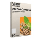 Veru Wellness Ashwagandha Patch - Stress Relief, Natuurlijke Mood Ondersteuning, Stress, Energie en Focus Ondersteuning Patch (60 Tel)