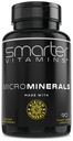 15mg Zink Glycinaat van Albion® 6 Essential Trace Bisglycinate Minerals, Mangaan, Boron, Chroom, Selenium, Molybdeen Supplement, 90 Plant-Based Vegan Capsules