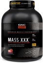 GNC AMP Mass XXX, klinisch bewezen Weight Gainer Protein Powder, verbetert de sterkte en grootte, 780 Calorieën, 50g Proteïne, Micronized Aminozuren, Creatine, Betaine, Aardbei, 13 Servers, 6 Pond