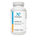 XYMOGEN OptiMag 125 - Magnesium Supplement met Di-Magnesium Malate & Glycinate Lysinate ter ondersteuning van nerve, spier, botgezondheid + hartgezondheid (240 capsules)