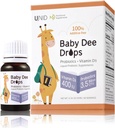 BabyDee Drops Probiotica (3,5 miljard CFU) + Vitamine D3 (400 IE) 
