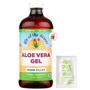 Lily of The Desert Aloë Vera Gel - Innerlijke Fillet Filtered Aloë Vera Drink, Thicker Consistency,Digestieve enzymen voor Gut Health, Maagrelief, Wellness Glowing Skin 16 Fl Oz Gelly Sachet opgenomen.