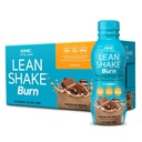 GNC Lean Shake Burn met Cafeïne, Maaltijd Vervanging, Chocolade Mokka, 25g eiwit, klinisch bewezen gewicht management, klaar om te drinken, Zero Added Sugar, 14 oz flessen, verpakking van 12